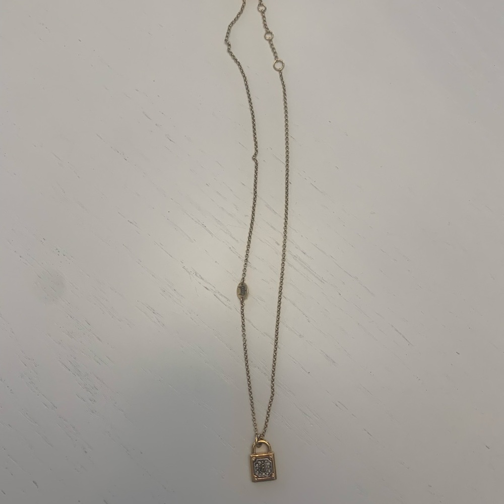 Juicy Couture Gold Lock Necklace
